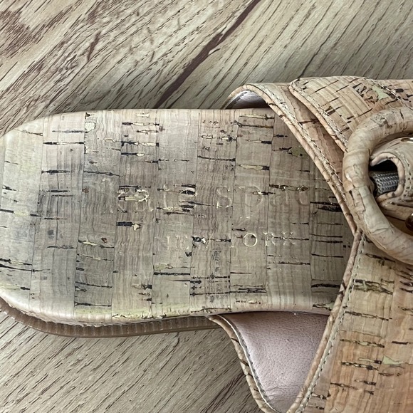 Kate Spade New York Rhodes Cork Double Buckle Slide Sandals Women's Size‎ 8 - Picture 7 of 10